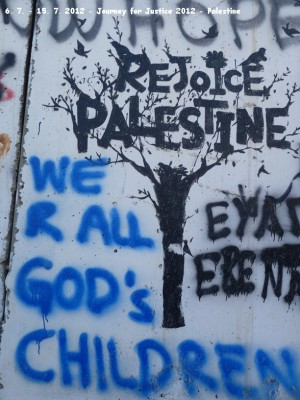 Fotka zdi ze strany Palestiny